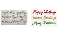 Christmas: KATY SUE MOULDS : WORD PERFECT - HOLIDAY SET
