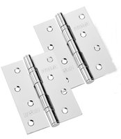 DW Ball Bearing Hinge 4x3" Pair Chrome P/Pack