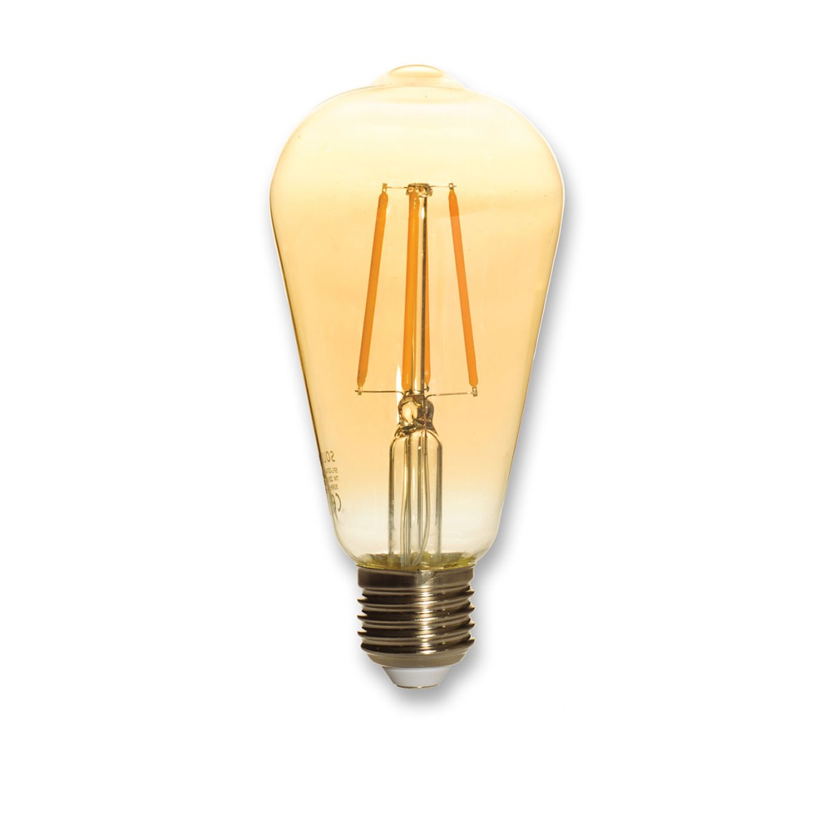 Eclipse ST64 7W 2200K E27 Dimmable Vintage LED Lamp