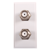 Triax Twin TV F (Barrel) Insert White (304246)