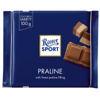 Ritter Sport milk chocolate bar with fine praline - 13x100g