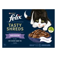 Felix Tasty Shreds Mixed Selection in Gravy