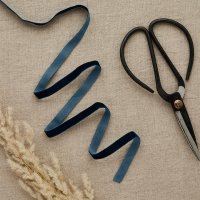 Navy Velvet Ribbon - 10mm x 5m