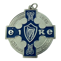 50mm Enamelled GAA Medallion (Silver)
