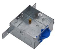 Cesco TESF15 40mm 1 Gang Side Fixing Metal Box