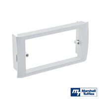 MT Odyssey 2 Gang Mounting Frame White