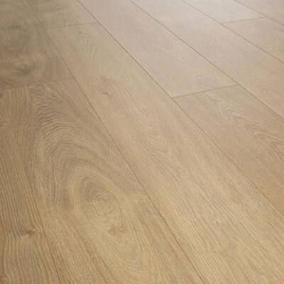 Solid Chrome Plank Zermatt Oak Laminate 12mm