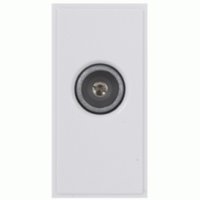 Triax Single TV IEC (F) Insert White (304250)
