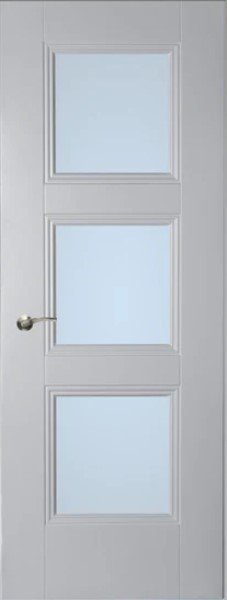 Catton White Primed Clear Glass