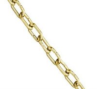 Clock Chain Brass Plated 1.5mm x 2 Metre XD