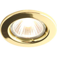 Robus RS201E-02 GU10 Straight Downlight Brass