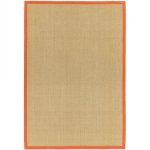 Sisal Rug Linen/Orange - 120 x 180cm  1