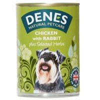 Denes Dog Tin Adult Rabbit & Chicken 12x400g