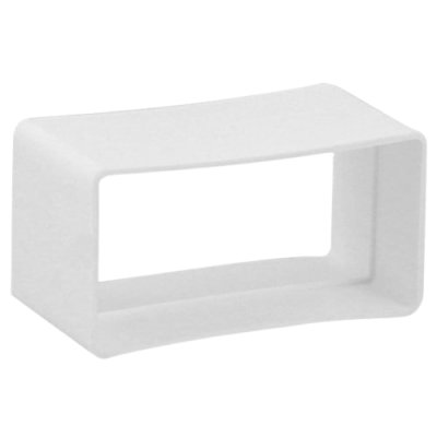 Overgang 90&deg; PVC wit 204x60-&Oslash;125