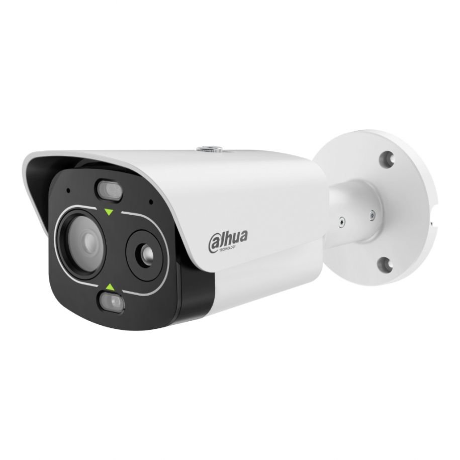 Dahua dual IP thermal camera long range installation 