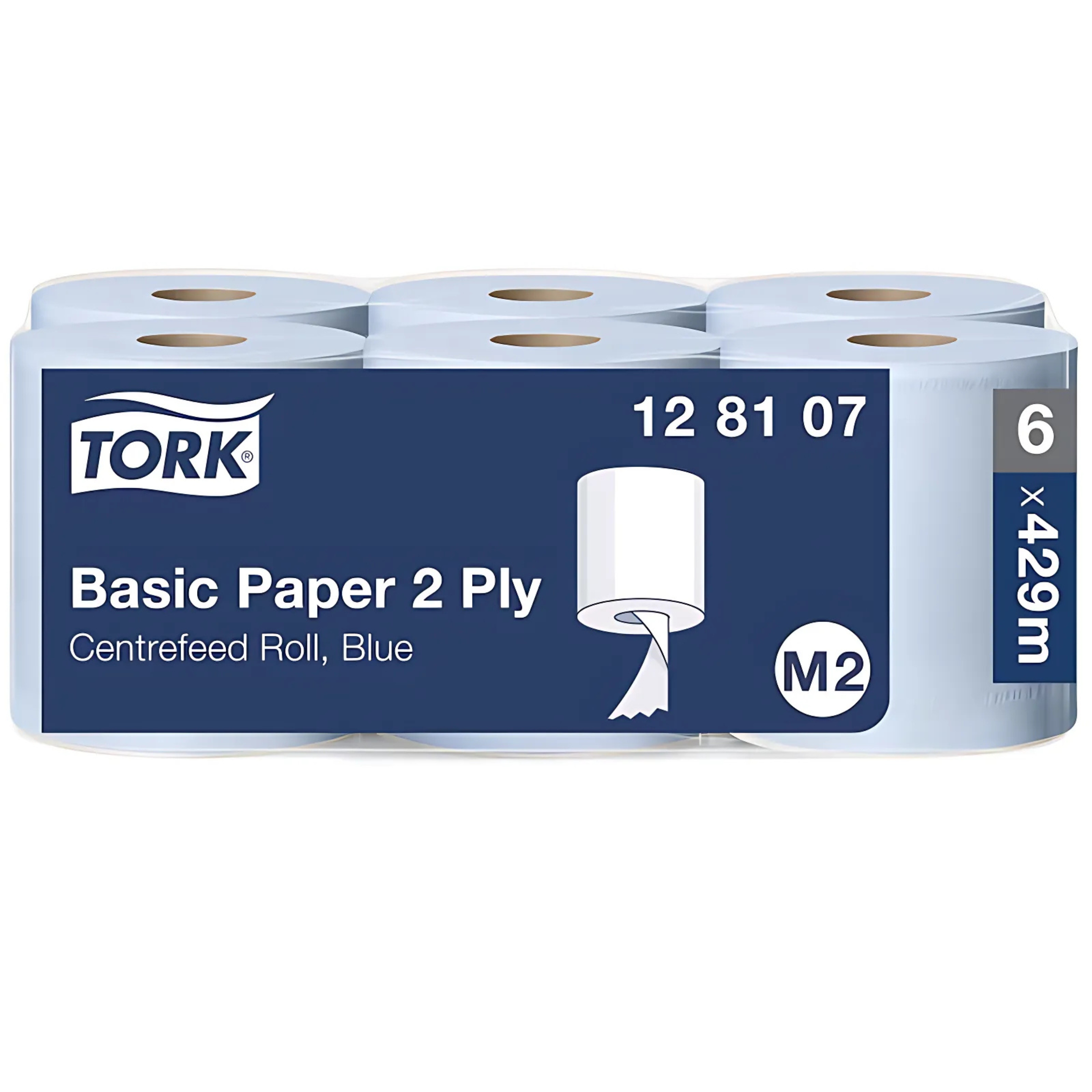 Tork Basic Paper, 2 PLY, Blue, Case