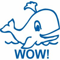 Merit Stampers - Whale - Wow