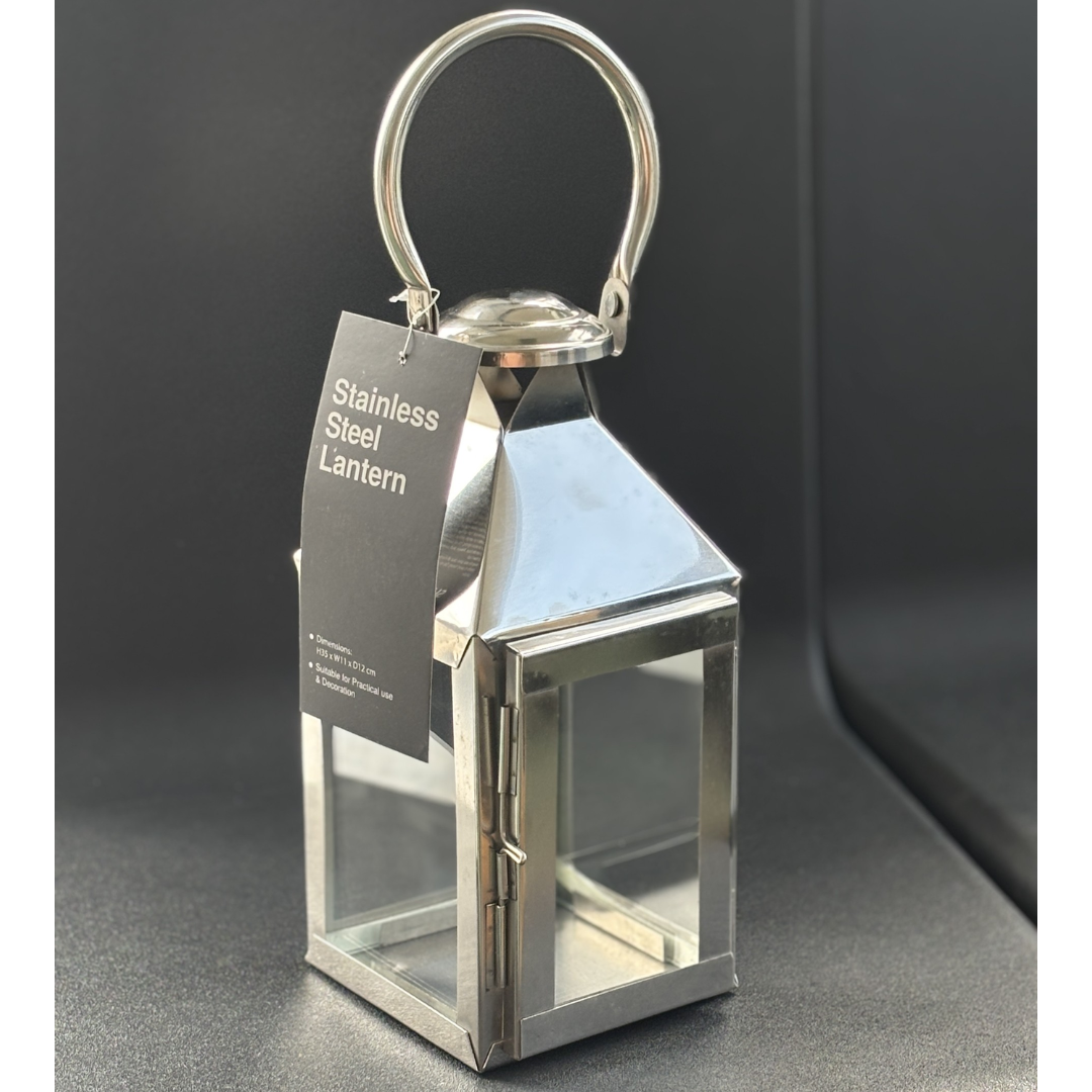 SLEMCKA STAINLESS STEEL LANTERN [H35CM]