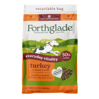 Forthglade Lightly Baked Natural Dry Dog Food Turkey 2kg