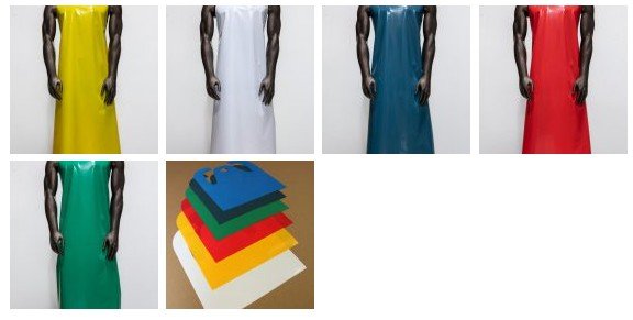 TopDog PU Food Approved Die Cut Apron 6mil