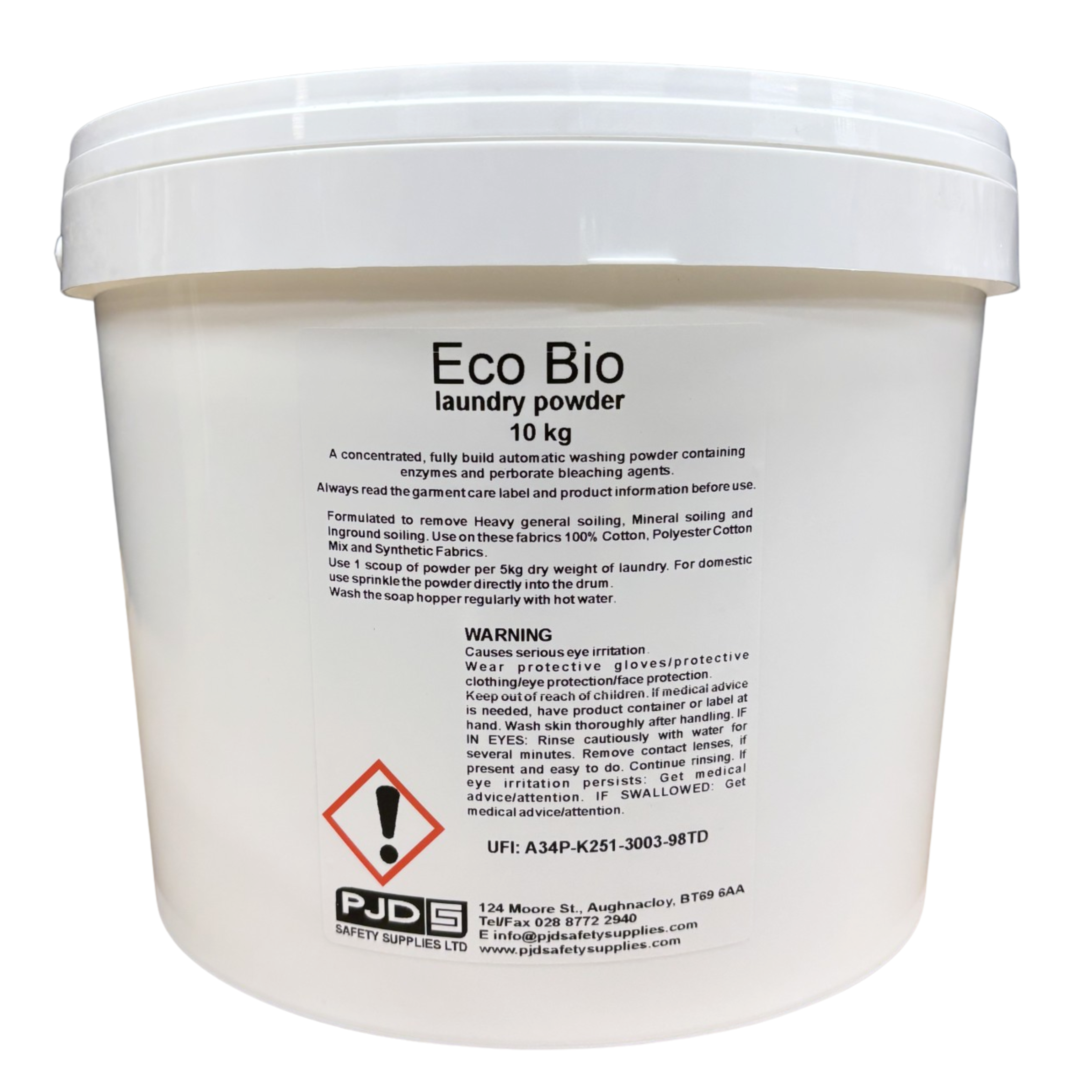 Eco Bio Laundry Powder, 10kg