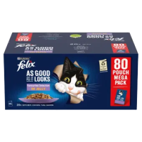Felix Cat Pouch As Good As It Looks Ocean Feast Selection In Jelly 40x85g