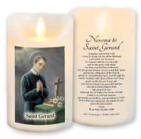 LED Candle/Scented Wax/Timer/St.Gerard   (86676)