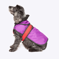 Danish Design 2In1 Light Reflective Coat Purple Red