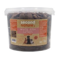 Second Nature Grain Free Fish & Vegetable Dog Treats Bucket 3ltr