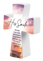 Porcelain Message Cross/His Smile  (12865)