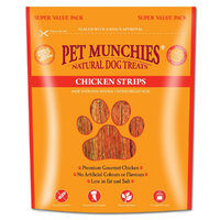 Pet Munchies Dog Treats - Chicken Strips 320g x 3