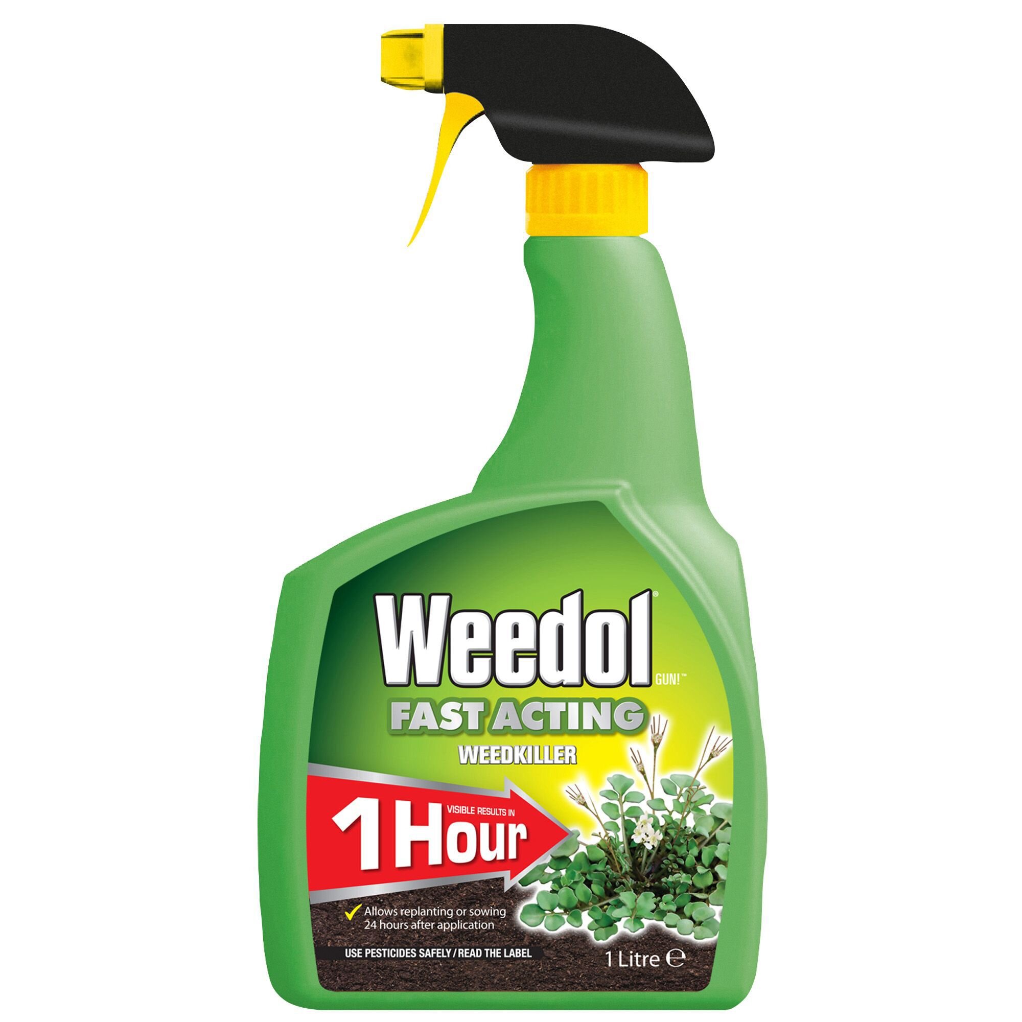 WEEDOL GUN FAST ACTING WEEDKILLER READY TO USE 1 LITRE