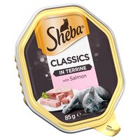 Sheba Cat Foil Tray Classics Salmon in Terrine 85g x 22