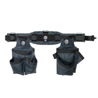 Badger 461010 Series Gunmetal Grey Carpenter Tool Belt Set – Right-Handed (MEDIUM)
