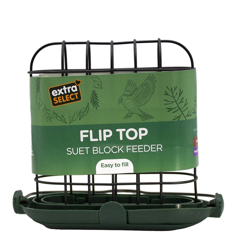 Extra Select Flip Top Suet Block Feeder 1x12