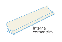 2.50m - 1 PART EXTERNAL CORNER IVORY