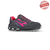 U-Power Verok Ladies Safety Trainer, Grey/Pink