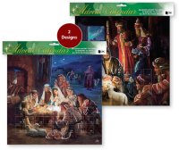 Advent Calendar/ 2 Designs with Glitter   (95046)
