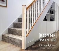 Full Stair Newel Post Chamfered Primed White 90mm x 1.5 Metre