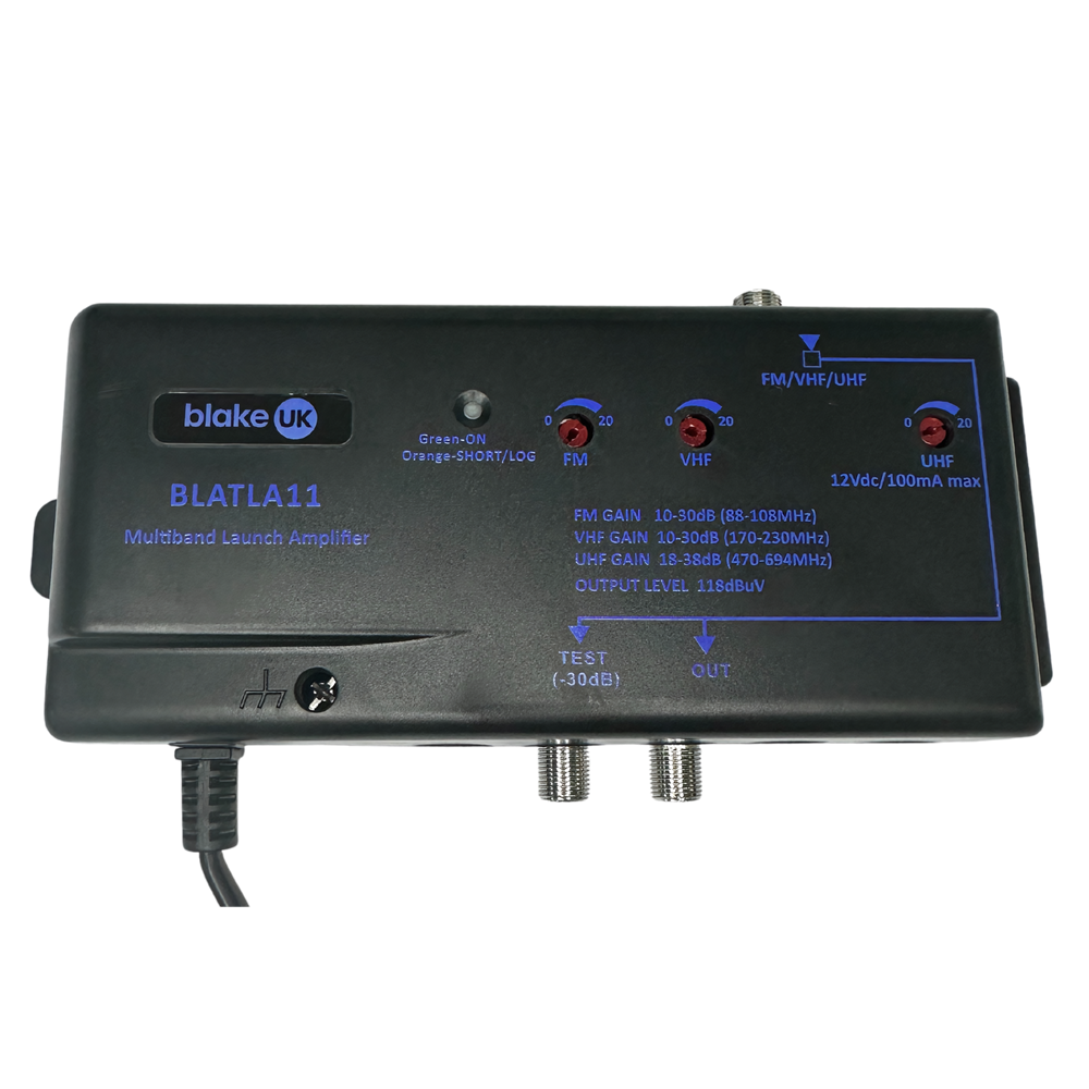 BLATLA11 Class 1 FM DAB UHF terrestrial launch amplifier