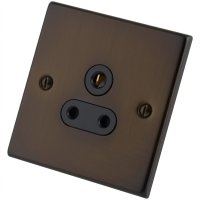 Dark Bronze 1 Gang 5 Amp  Socket 6062-109