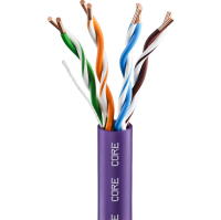 CORE CAT5e LSZH Network Cable 305mtr Purple