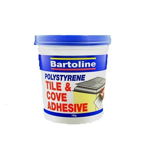 BARTOLINE READY MIXED POLYSTYRENE TILE & COVING ADHESIVE 1 KG Burke