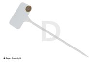 44cm WHITE ANGLED HEAD LABELS (SL440)