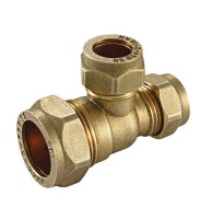 H&B COMPRESSION 15mm x 15mm x 22mm H601 TEE REDUCER BRANCH