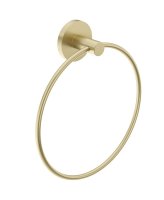 HAKK TOWEL RING BRUSHED GOLD