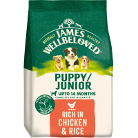 James Wellbeloved Dog Puppy/Junior Rich in Chicken & Rice 2kg