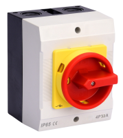 Plymouth Small 32 Amp 4 pole Rotary Isolator IP65 Small Body