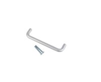 DW Pull Handle Rear Fix 19x230mm Aluminium Round Bar