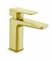 SALDO BRUSHED BRASS MONO BASIN MIXER INC WASTE